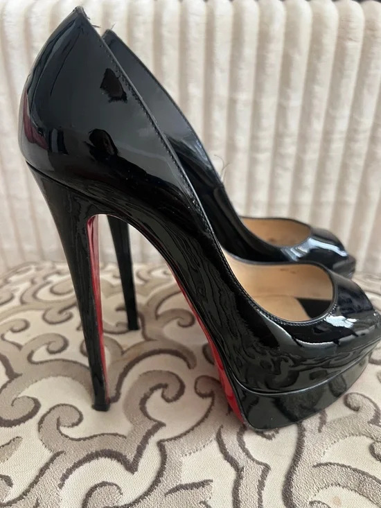 Christian Louboutin Lady Peep heels - Picture 4 of 6